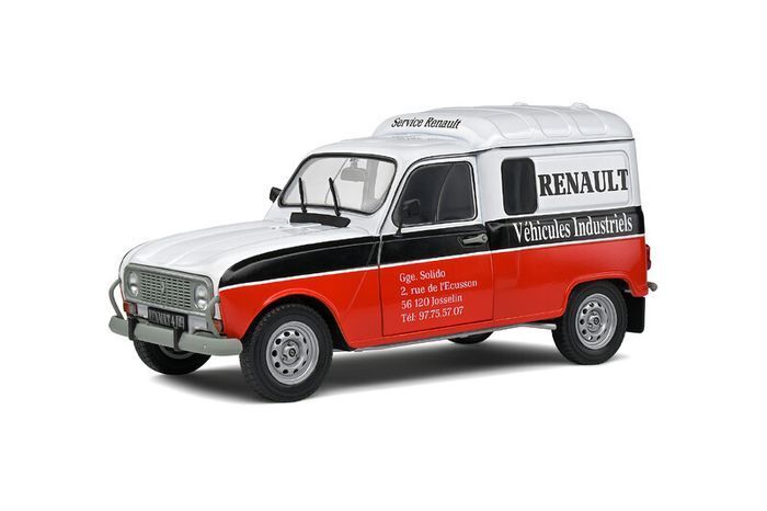 Renault 4 Lf4 Service Van 1988 New In Box 1/18