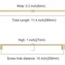 30 brushed brass kitchen cabinet handles Image 4