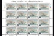 2008 Ireland 90th Anniversary of the Sinking of the RMS Leinster Stamp Sheetlet Plate 1B1B1B1B Mint Never Hinged (MNH)