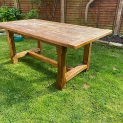 Solid wood table