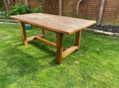 Solid wood table