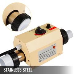 3kw 48mm Electric Water Heater Thermostat 220V Swimming Pool Heater Bathtub SPA Bath For Massage Hot Tub & Jacuzzi Heating