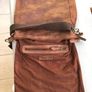 Mens bag Massimo Dutti Tan leather satchel Image 4