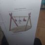 Nuby Little Hops and Raindrops Wooden Play Gym & Floor Mat in pink Image 5