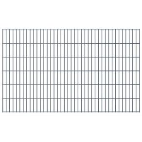 2D Garden Fence Panel 2.008x1.63 m  Grey