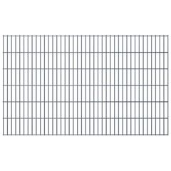 2D Garden Fence Panel 2.008x1.23 m  Grey