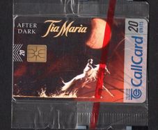 1996 Ireland 20 unit Tia Maria (Gemplus GEM1) Call Card Mint in packaging