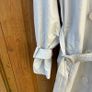 Zara Women's beige neutral long midi maxi Trench Coat belt / Size S oversized Image 6