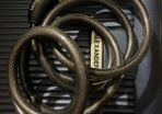 Bicycle Combination Lock 10mm braided sheathed cable 1800mm long