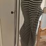 Guess grey/black/silver long sleeve mini bodycon dress Perfect condition size M UK10 EU38 Postage included Image 4