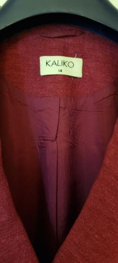 KALIKO Fuchsia Pure Linen Blazer S14