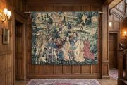 Very nice large tapestry with a very good brass bar.