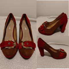 Beautiful suedette occasion shoes, new