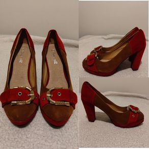 Beautiful suedette occasion shoes, new