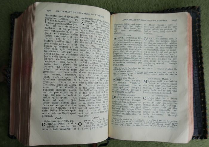 The Roman Missal; in Latin and English for every day of the year Dublin 1948