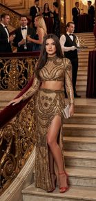 Crystal luxury dress