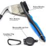 Golf Towel Microfiber Waffle Pattern Golf Towel | Brush Tool Kit with Club Groove Cleaner | Golf Divot Tool | Golf Accessories for Men Image 3