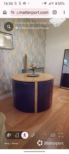 Dining table and chairs