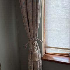 Curtains with matching cushions