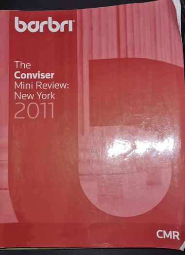 New York State Bar Barbri exam books