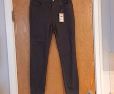 Gallery  Charcoal Slim Leg Jeans.  S. 12.  B.N.W.T.