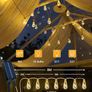 Solar Lights Outdoor Garden 6m Hemp Rope Festoon Light with Remote, USB Fairy String with 16 S17 Shatterproof Bulbs 160 LEDs 8 Modes, Waterproof Lighting for Outside Gazebo Patio Party Decor Image 3