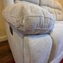 3+2 Montana Grey & Beige Fabric Recliner Sofa Set Image 5