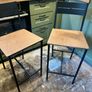 2 x IKEA Sandsberg barstools with cushions Image 2