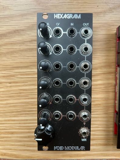 Void Modular Hexagram (6 x VCA + Mixer)