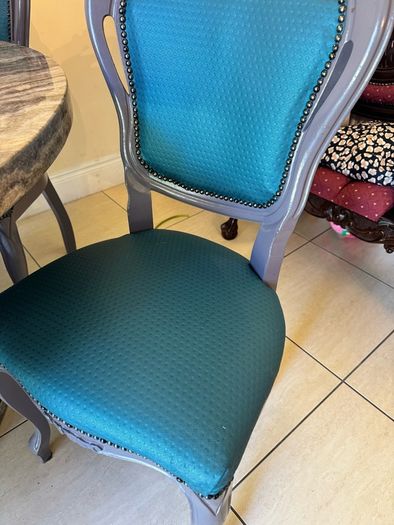 Beautiful Italian Marble table with 4 chairs