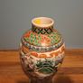 A late 19th century Chinese large famille verte vase, decorated with Chinese figures 32cm Image 3