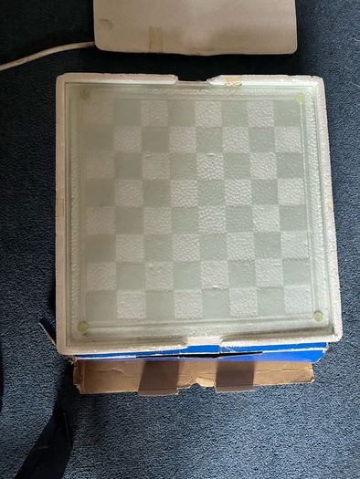 glass chess base board