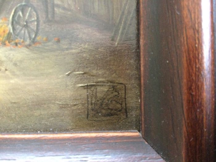 Art - Vintage Oil on Board.