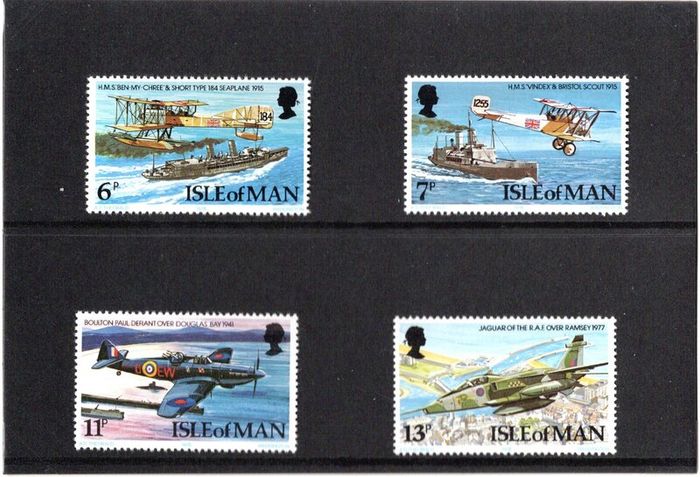 1978 Isle of Man Diamond Jubilee of Royal Air force 1918-1978 Commemorative Stamp Presentation Pack