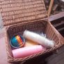 Picnic set with plastic cups bowls plates cutlery, D18 Image 6