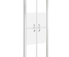 Shower Door Half Frosted ESG 96x190 cm