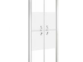 Shower Door Half Frosted ESG 91x190 cm