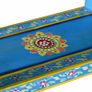 Sideboard with Drawers Solid Mango Wood Turquoise Hand Painted Image 8