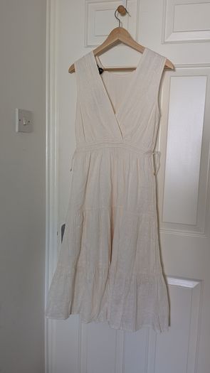 Monoprix Cream Dress (UK6/8)