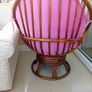 Swivel Rattan Cane Chair Image 3