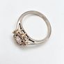 Vintage Marks & Spencer Sterling Silver Floral Cluster ring Image 8