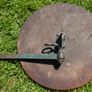 Victorian Wood and Brass Swivel Wall Mirror Image 5