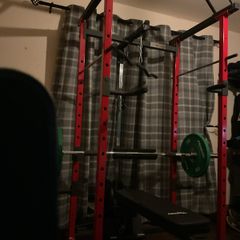 RPM Power Rack, Weights, Olympic Bar and Bench
