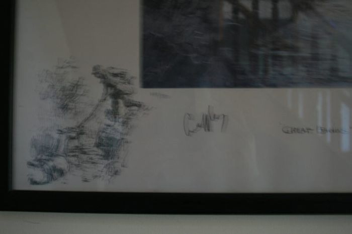 "Snaffles" limited edition print...signed