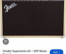 Fender supersonic 60