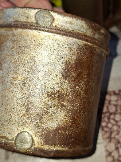 Rare 13 Piece Lot of Antique Chavagnat Tin Measuring Demi-Litre from Paris, France, dating  approximately 1800s.