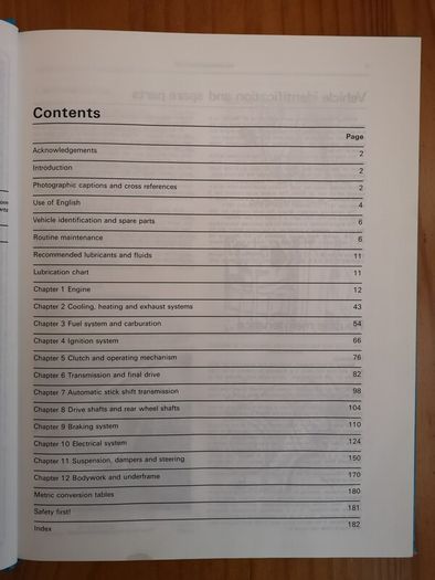 VW Beetle 70-72 1,3 & 1,5 workshop manual/Haynes/Volkswagen