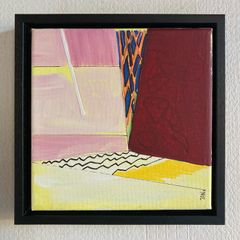 Framed Original Abstract Painting  Contemporary Art Painting  Original Gift