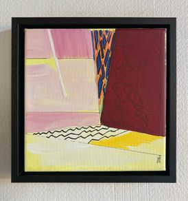Framed Original Abstract Painting  Contemporary Art Painting  Original Gift