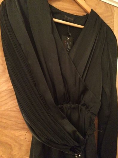 Black Satin Dress